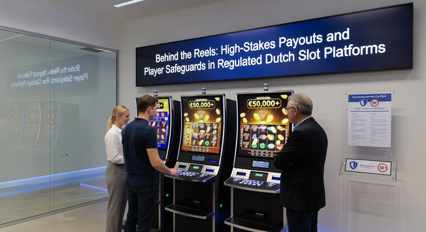 Grafische weergave van draaiende slotrollen met eurotekens en beveiligingssymbolen op een Nederlands casino-platform