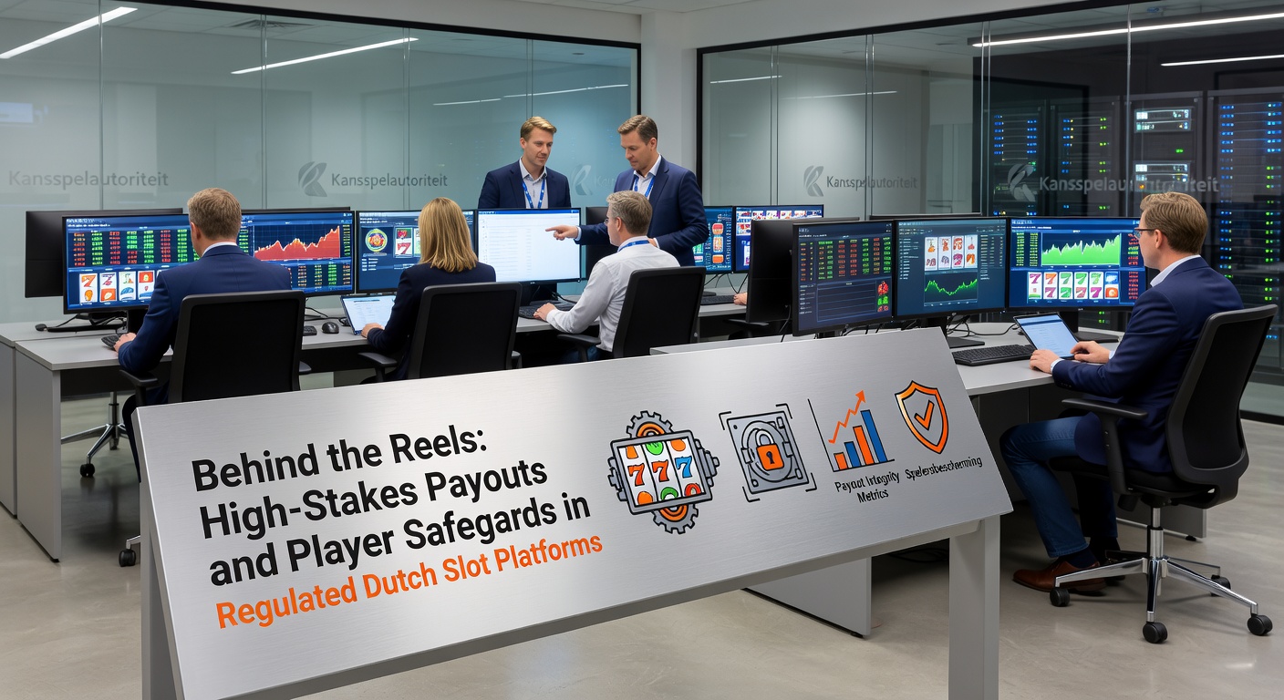 Illustratie van een schild met slotmachines en KSA-logo, symboliserend bescherming voor Nederlandse gokkers op high-stakes platforms